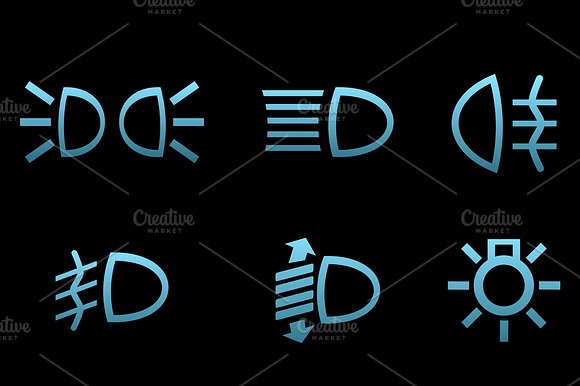 Car Interface Symbols