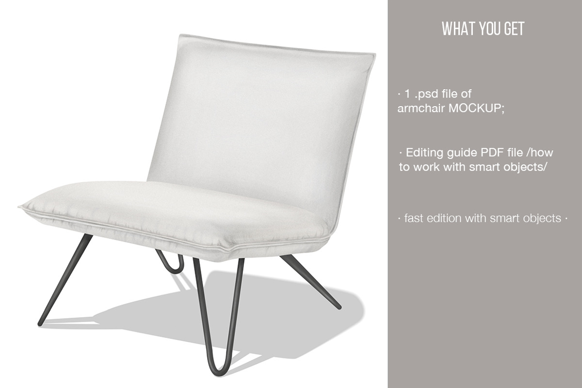 Vintage Armchair Mockup, a Household Mockup by Mockup Up! (Photo 2 of 3)