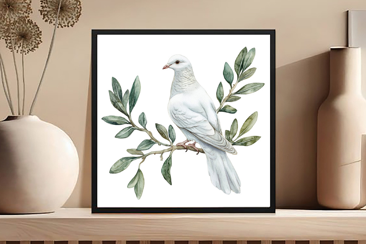 Cute Birds on Branch Clipart, an Illustration by DreamCafeArt (Photo 8 of 9)