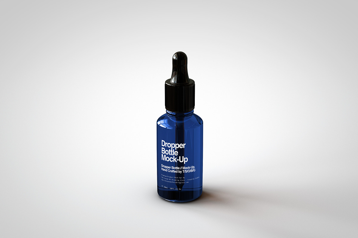 Amber Dropper Bottle Mock-Up & Box, a Household Mockup by TSOBG (Photo 5 of 20)