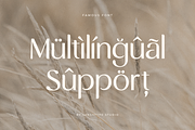 Famous - Modern Feminine Beauty Font, a Sans Serif Font by Sensatype (Thumbnail 33 of 33)