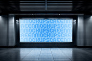 Subway Screen Mockup, an Advertising Mockup by Design Squad (Thumbnail 2 of 4)