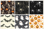 Happy Halloween Digital Paper, a Pattern Graphic by Libby Wishes (Thumbnail 2 of 6)