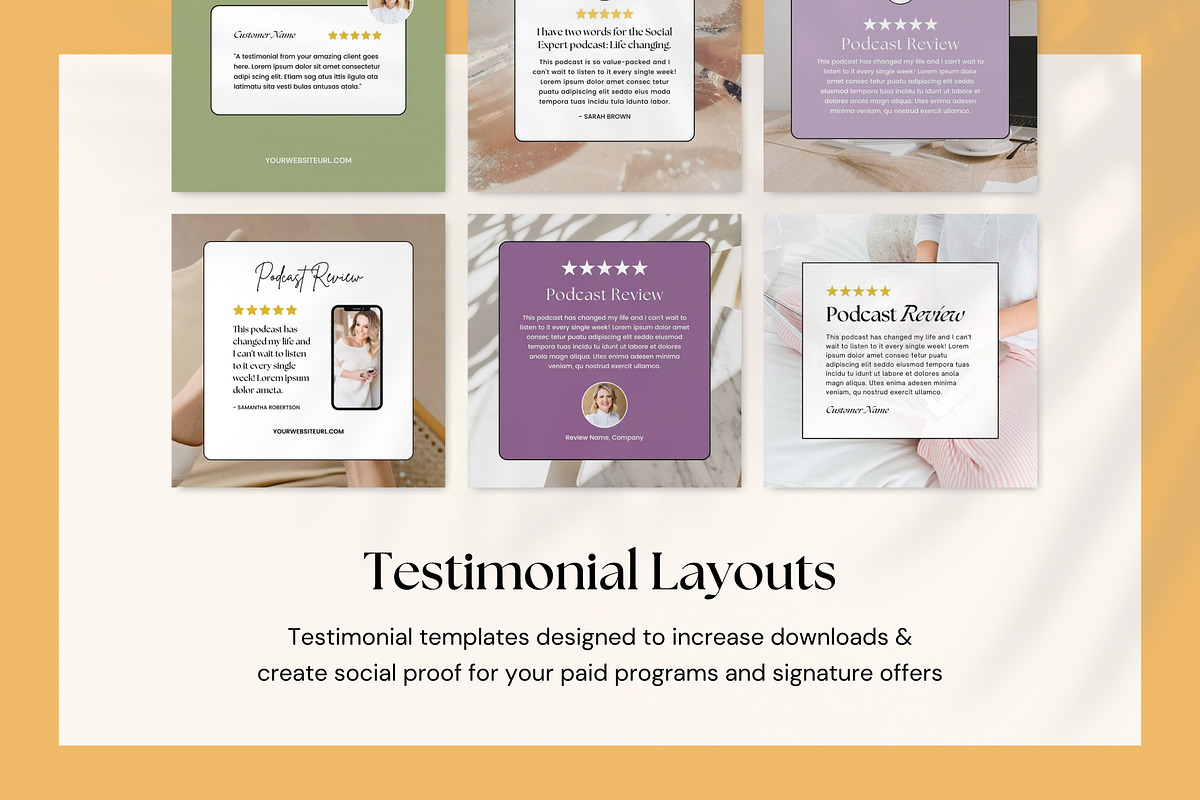 Podcast Promo Instagram Templates, a Social Media Template by Fallon Gerst (Photo 12 of 16)