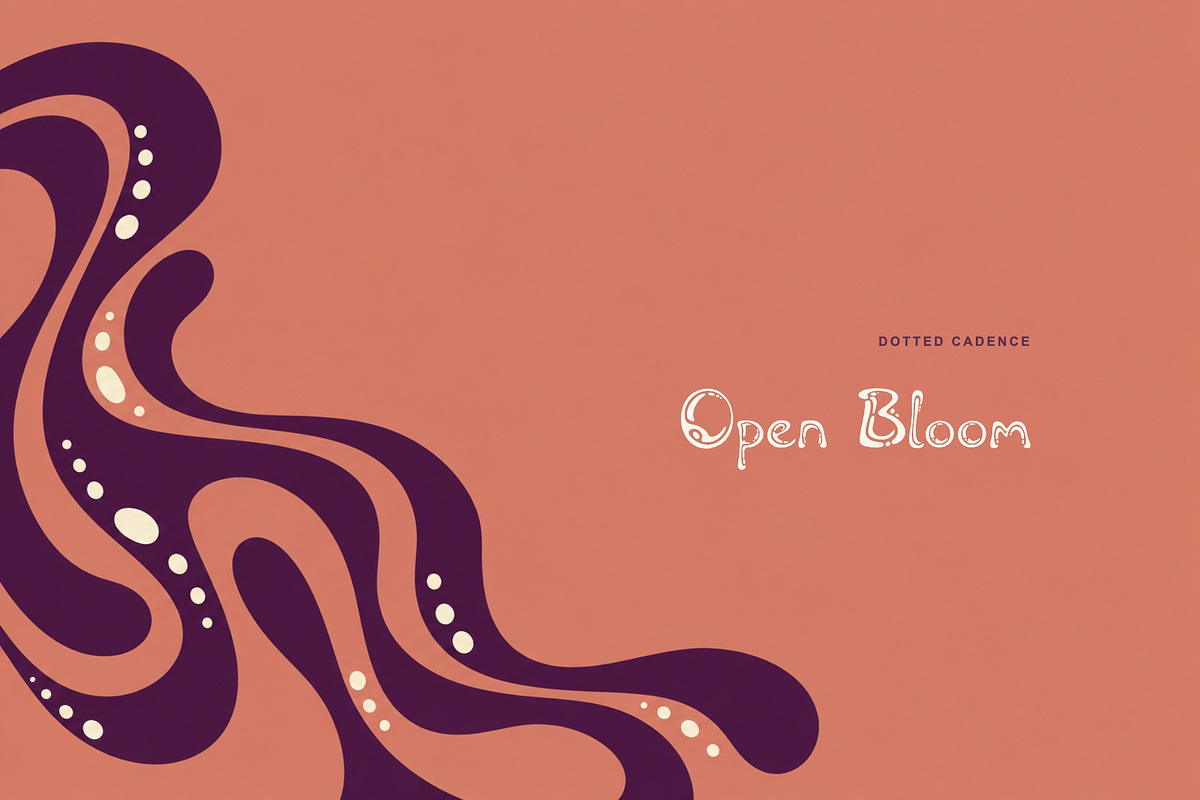 Mollumi Biomorphic Contour Font, a Blackletter Font by Graphic Spirit (Photo 6 of 8)