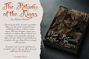 Emuthina Decorative Script, a Blackletter Font by TypeClassHeroes (Thumbnail 4 of 10)