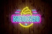Neon Sign Light Logo Mockup, a Product Mockup by DesignNeutrons (Thumbnail 1 of 4)