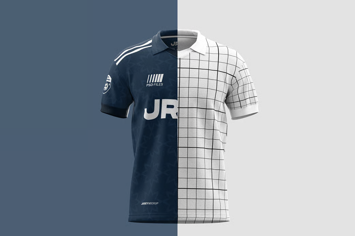 Jersey Mockup 2 Views, a Shirt Mockup by graphicsauce (Photo 3 of 4)