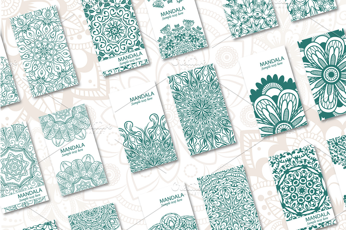 Leaflet templates in Oriental style, a Templates & Theme by BEZIL-ART (Photo 1 of 3)