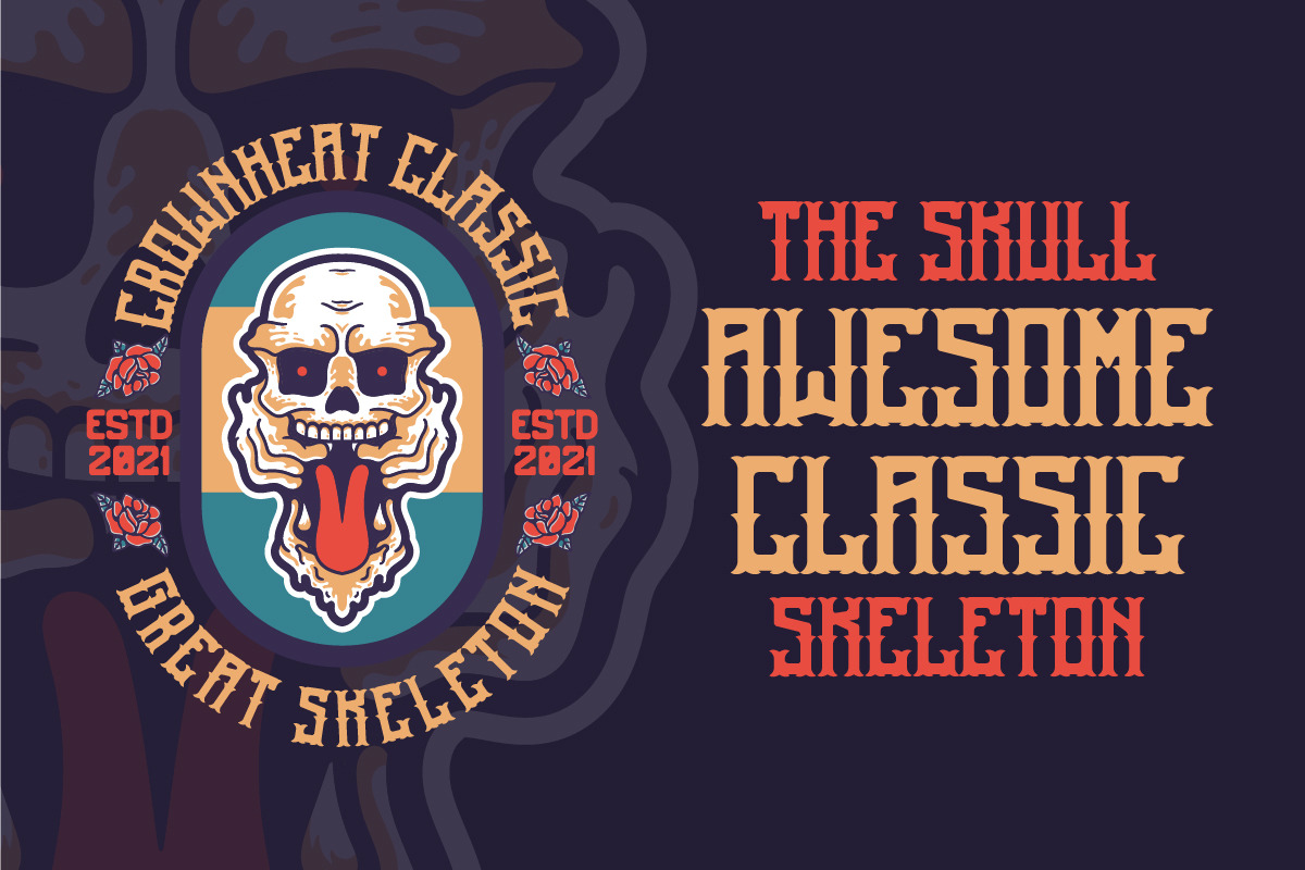 Crownheat Classic Display Font, a Font by IHDSTD (Photo 5 of 5)