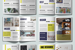 Magazine Template Design