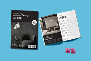 Interior Design Catalog, a Brochure Template by yanindesign
