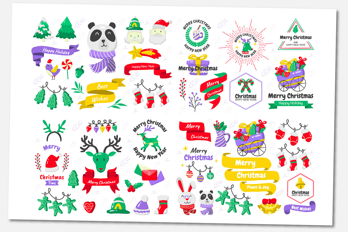 187 Christmas Elements, a Decorative Illustration by Toonsteb (Photo 7 of 28)