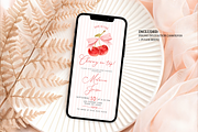 Cherry Baby Shower Invite and Evite, an Invitation Template by Digital_Mind (Thumbnail 3 of 4)