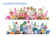 Hand drawn EASTER Stickers, a Seasonal Illustration by UnaAnya (Thumbnail 6 of 7)