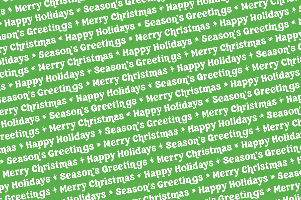 Christmas Cheer Retro Font, a Slab Serif Font by Miss Tiina (Photo 3 of 5)