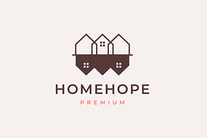 house architecture structure logo, a Branding & Logo Template by devastd