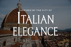 Firenze - Luxurious & Bold Serif