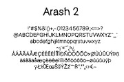 Arash, a Font by Rashdrawn (Thumbnail 3 of 4)