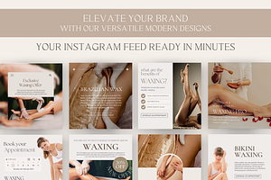 Waxing Instagram Templates