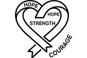 Cancer Awareness T Shirt Design Set, a Healthcare Illustration by balal (Thumbnail 26 of 30)
