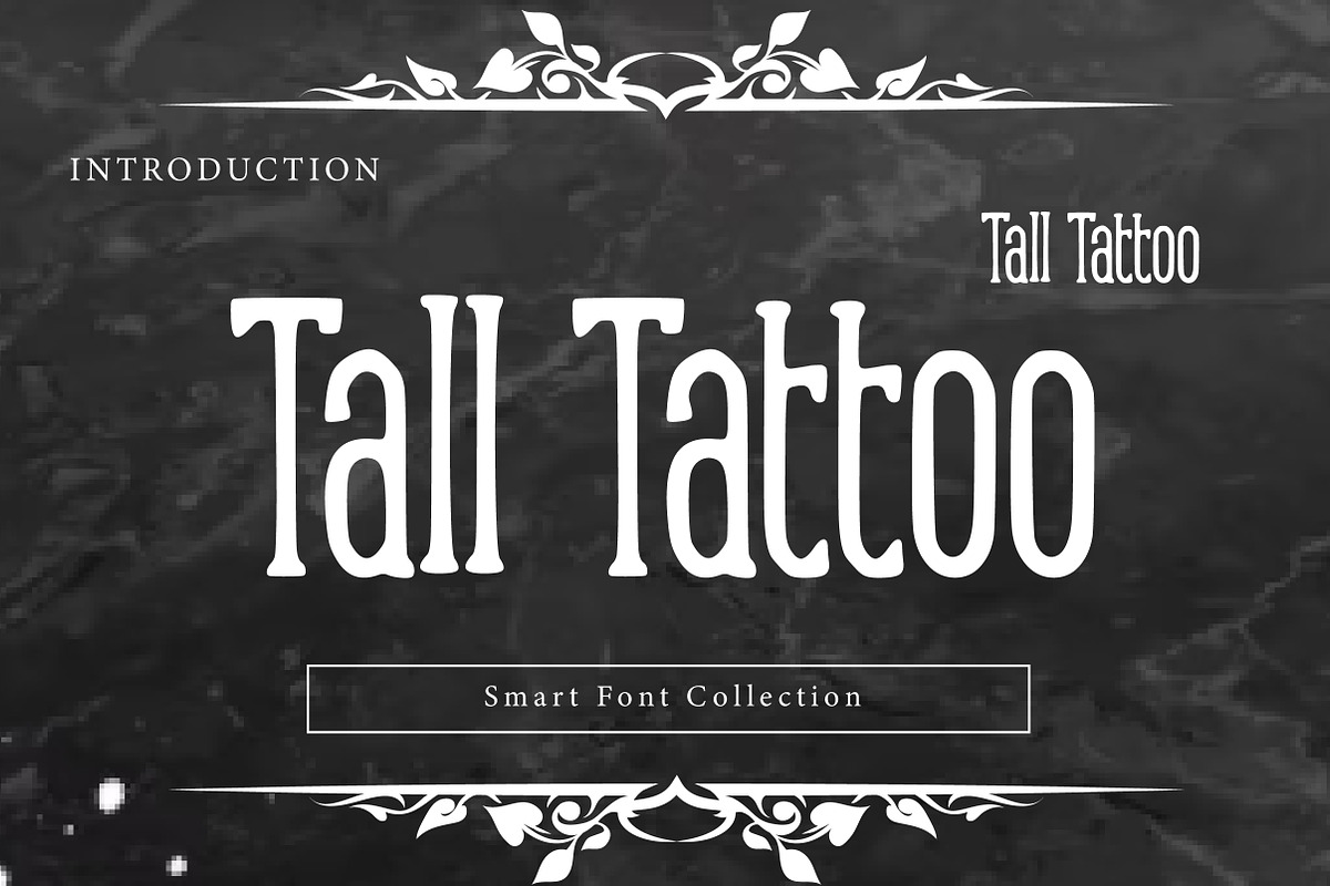 Tall tattoo, a Slab Serif Font by Wow Magic (Photo 1 of 3)