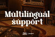 Retro Serif Font - Happy Sunday, a Serif Font by Font Liner (Thumbnail 9 of 9)