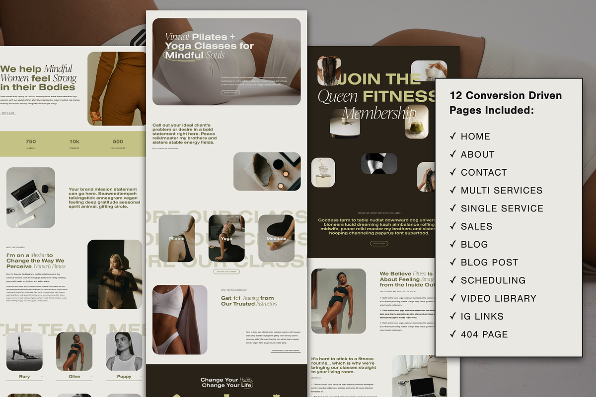 Website Template Squarespace, a Squarespace Template by Glo Design Studio (Photo 2 of 9)