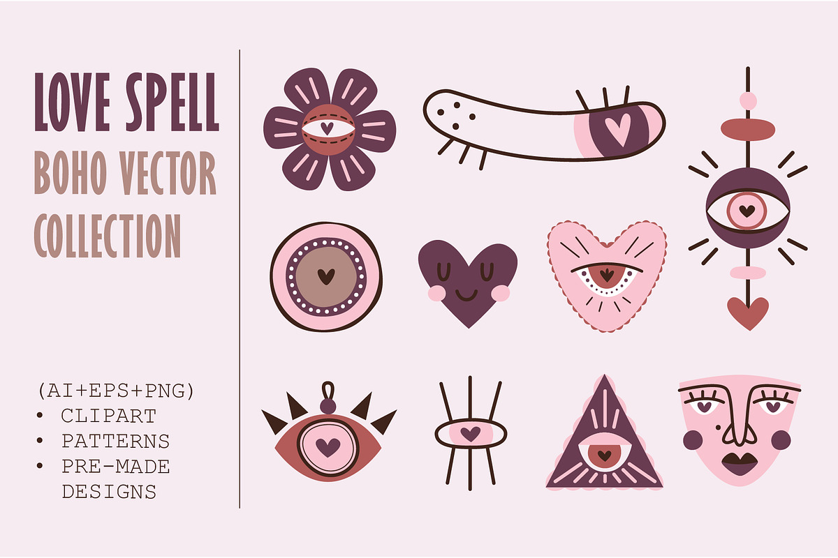 Love Spell. Boho collection, an Illustration by katieromanoff_art (Photo 1 of 9)