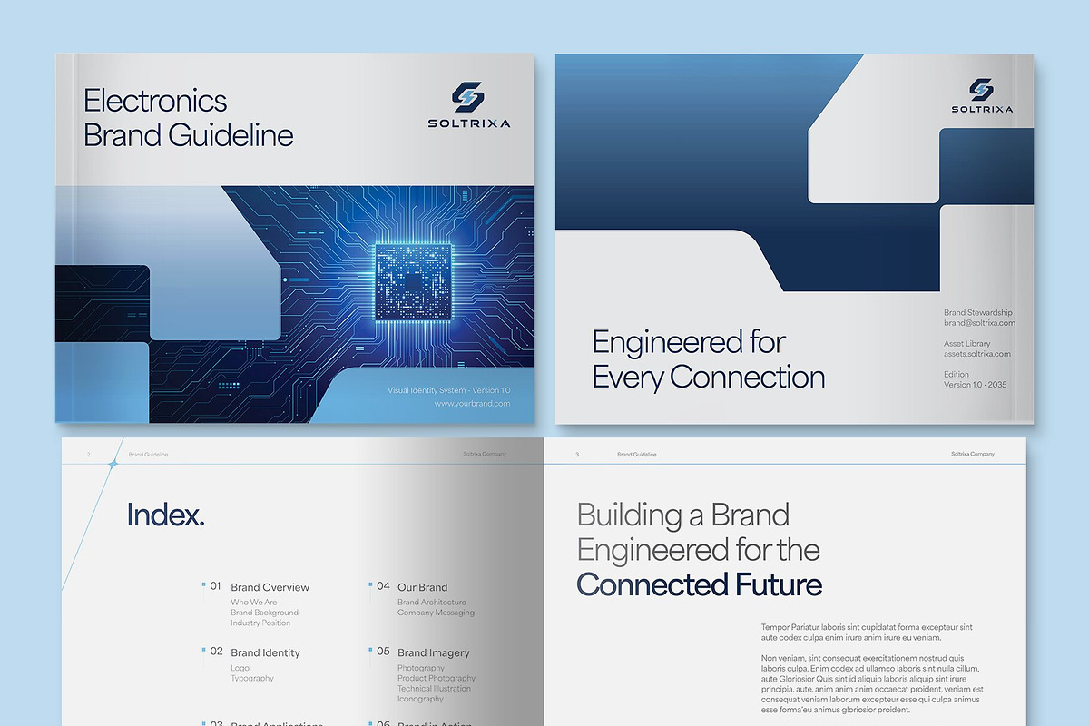 Corporate Brand Guidelines Template, a Brochure Template by BrandPacks (Photo 7 of 7)