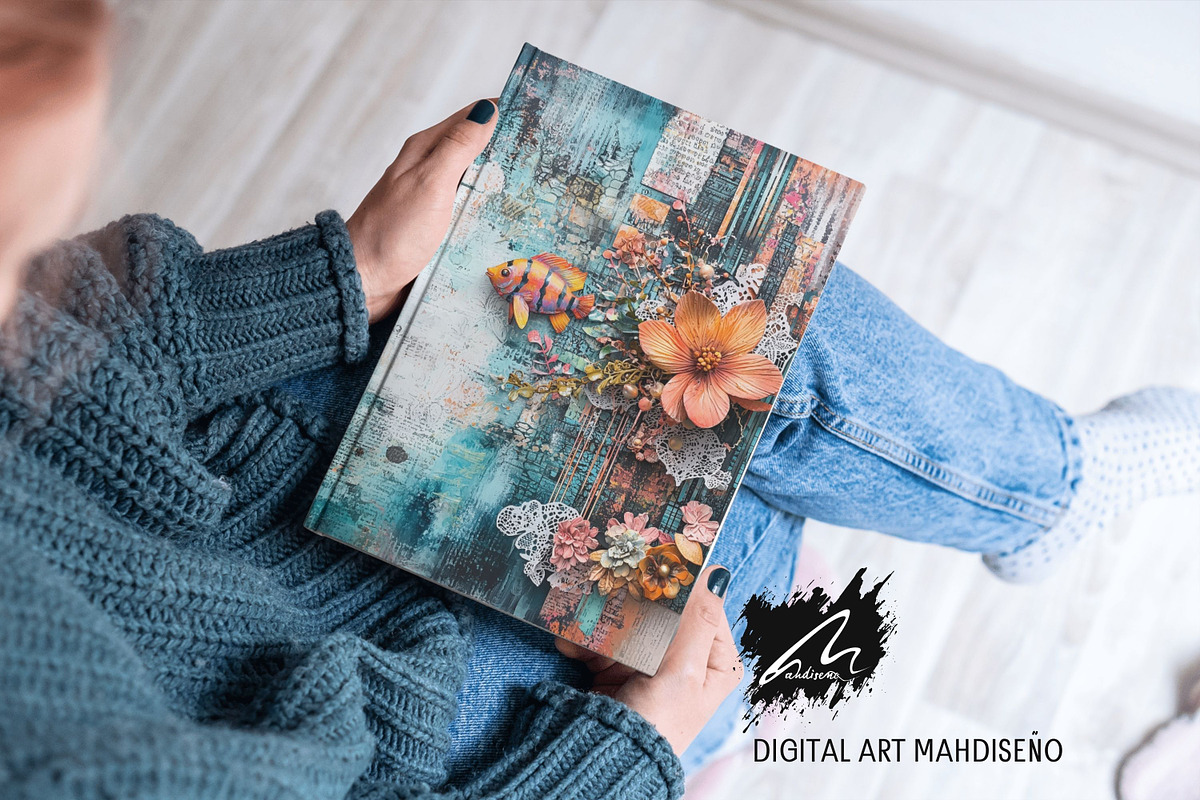 Underwater World, Mixed Media Pages, a Background Graphic by Digital Art Mahdiseño (Photo 7 of 10)
