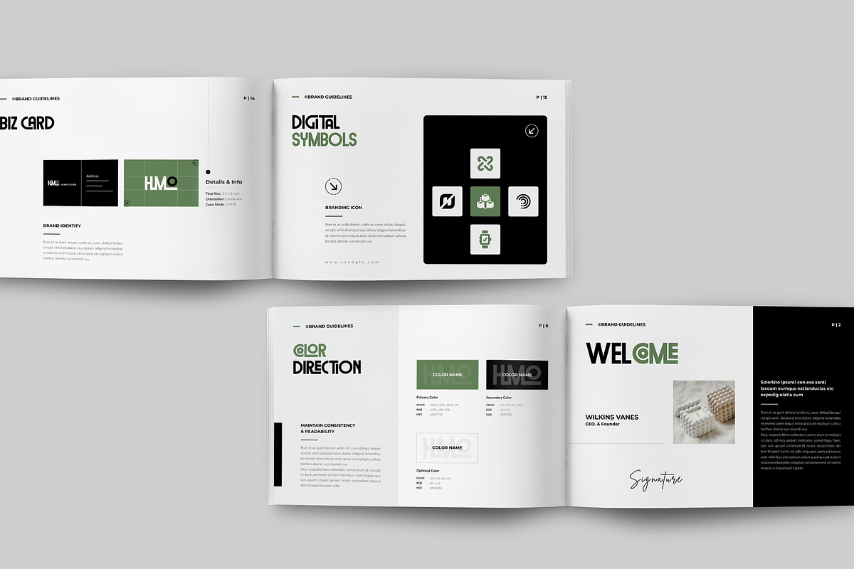 Brand Guidelines Template Ai & Id, a Brochure Template by StyleArt (Photo 7 of 11)