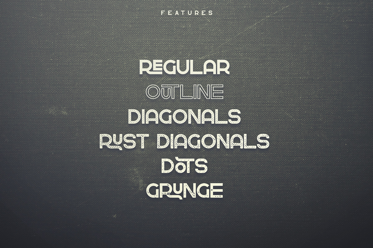 Greenth Display | Latin & Cyrillic preview 2
