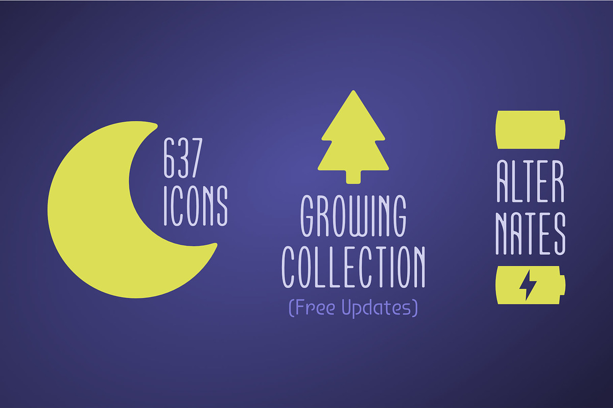 Dinghy CPC - Solid Icon Font, a Symbol Font by Christopher P. Cacho (Photo 2 of 4)