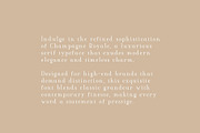 Champagne Royale – Luxury Serif, a Serif Font by HipFonts (Thumbnail 6 of 7)