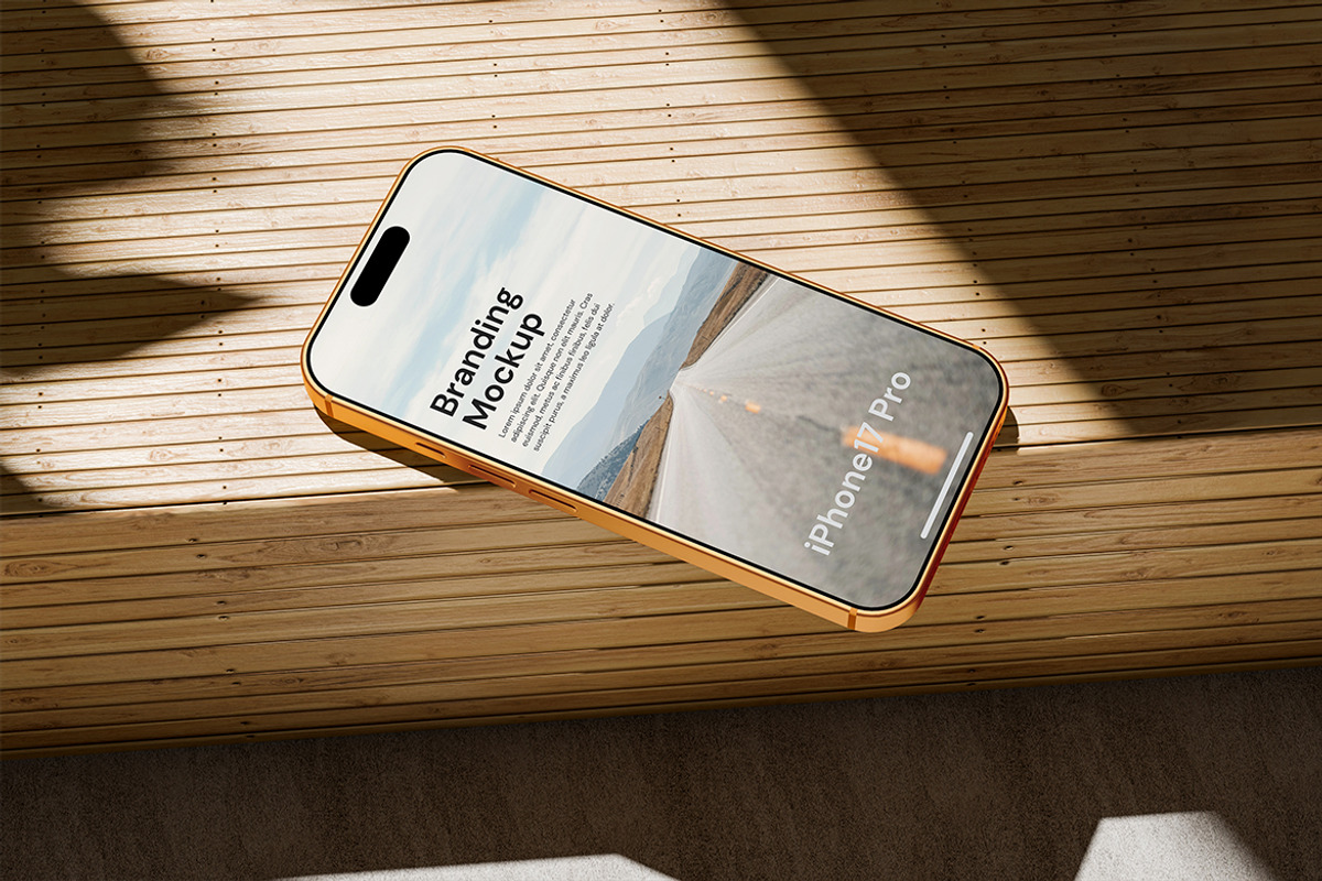 Realistic iPhone Mockup For Branding, an iPhone Mockup by SimpangGraphics (Photo 5 of 5)