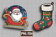 Chritmas Sublimation Bundle Png, a Seasonal Illustration by protabsorkar11 (Thumbnail 6 of 9)