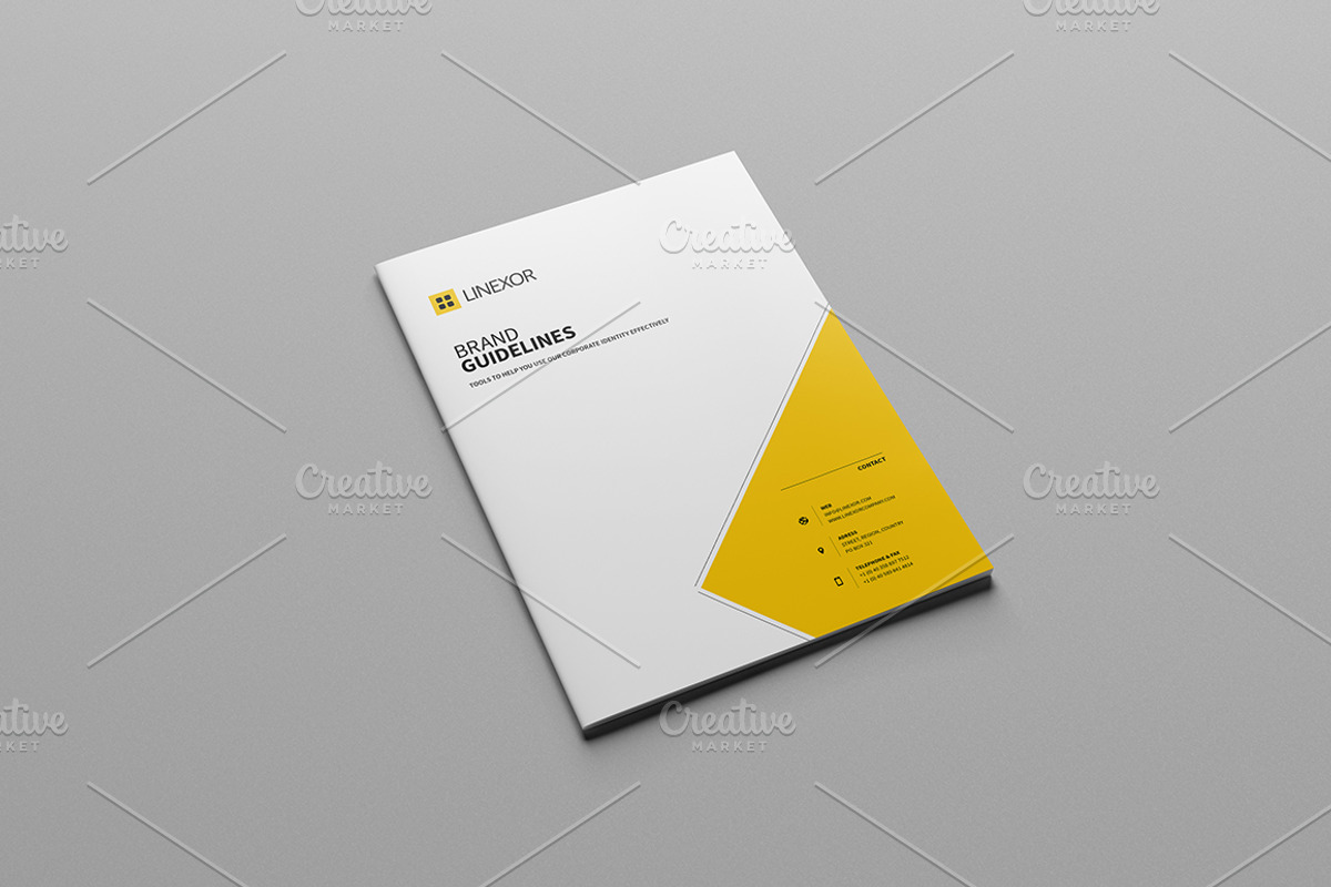 Brand Manual 32 Pages A4 / US Letter, a Brochure Template by Mastergfx (Photo 19 of 35)