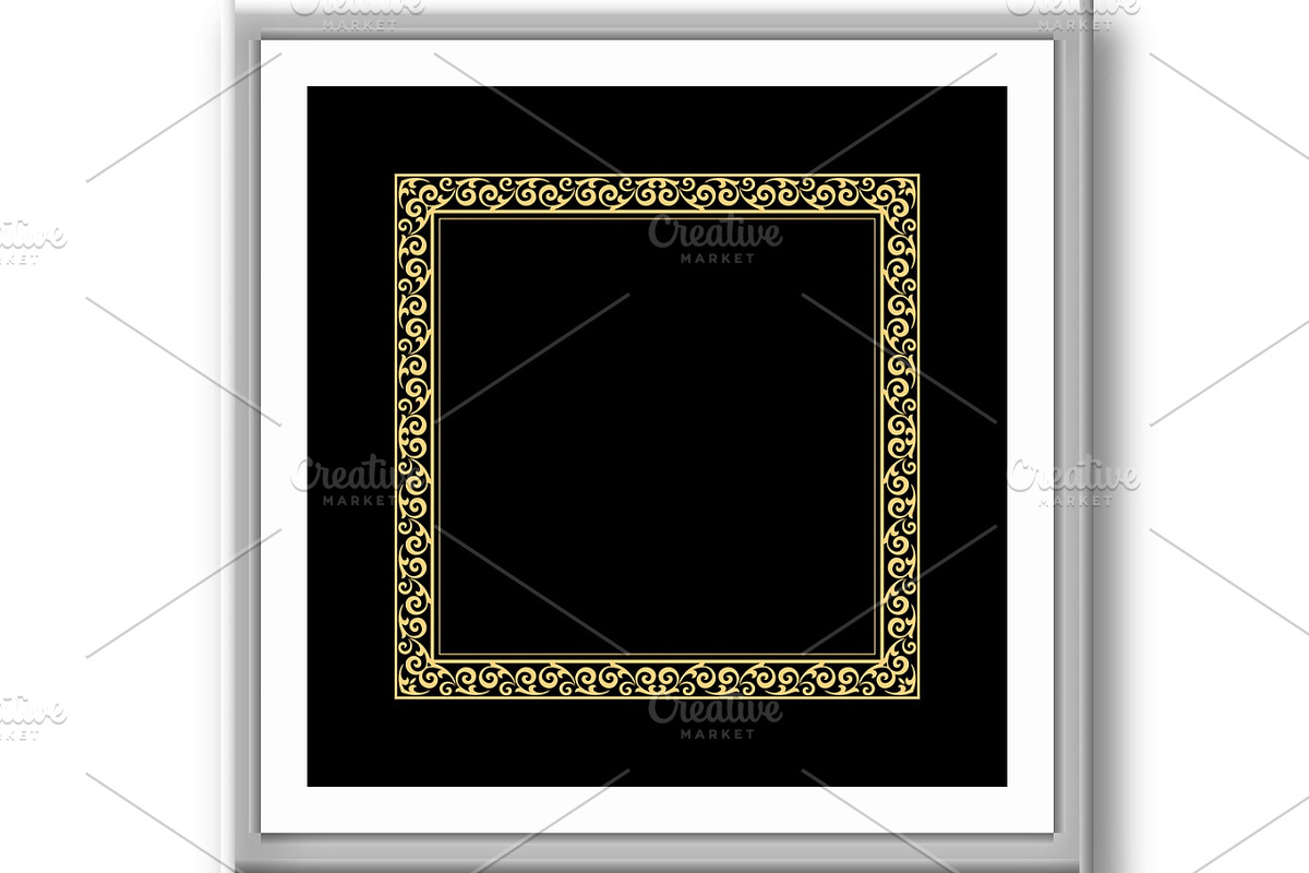 Vintage floral design, graphic frame, a Decorative Illustration by RODINA (Photo 3 of 3)