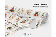Royal Mouse Christmas Palace pattern, a Pattern Graphic by Milatoo (Thumbnail 2 of 3)