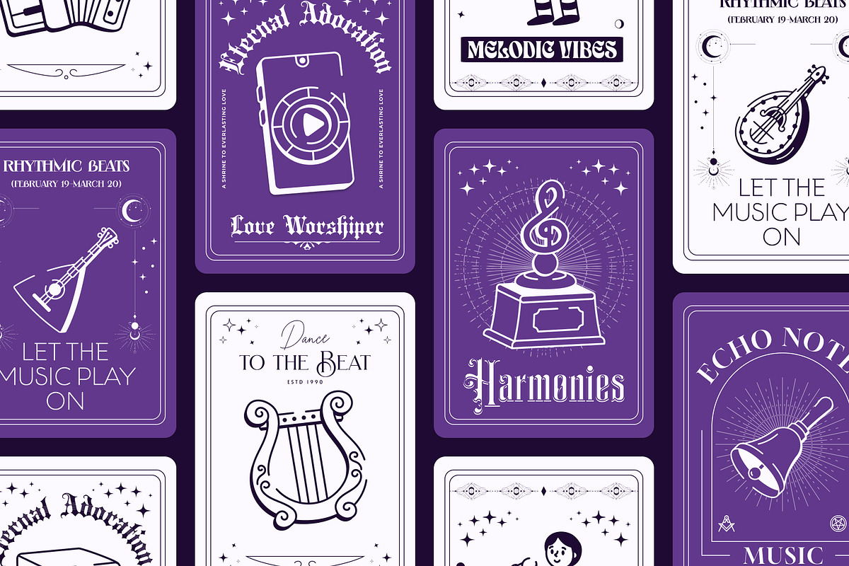 Music Doodle Icon Set, an Outline Icon by Vectors Market (Photo 3 of 8)