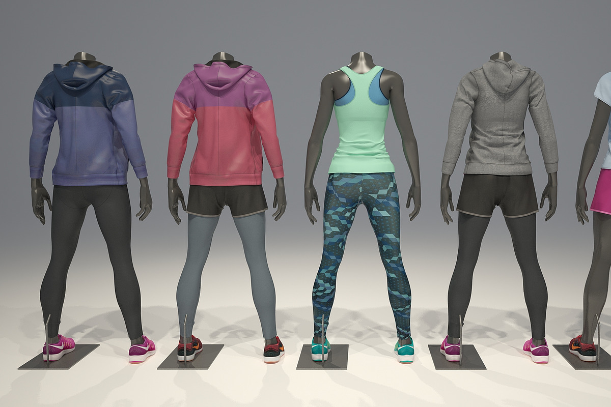 Female mannequin pack 1, a Characters & Person 3D Model by mrGarret (Photo 11 of 22)