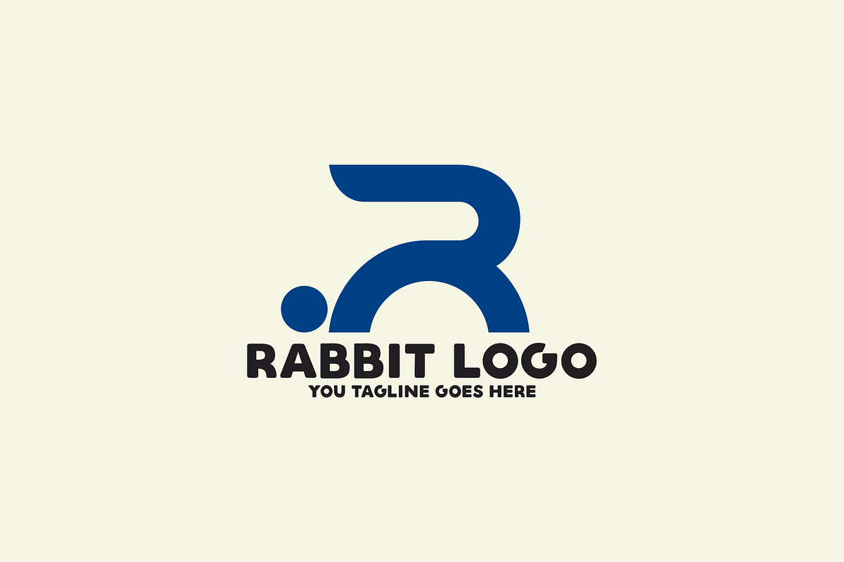 Rabbit R Letter Logo, a Branding & Logo Template by Brandlogo