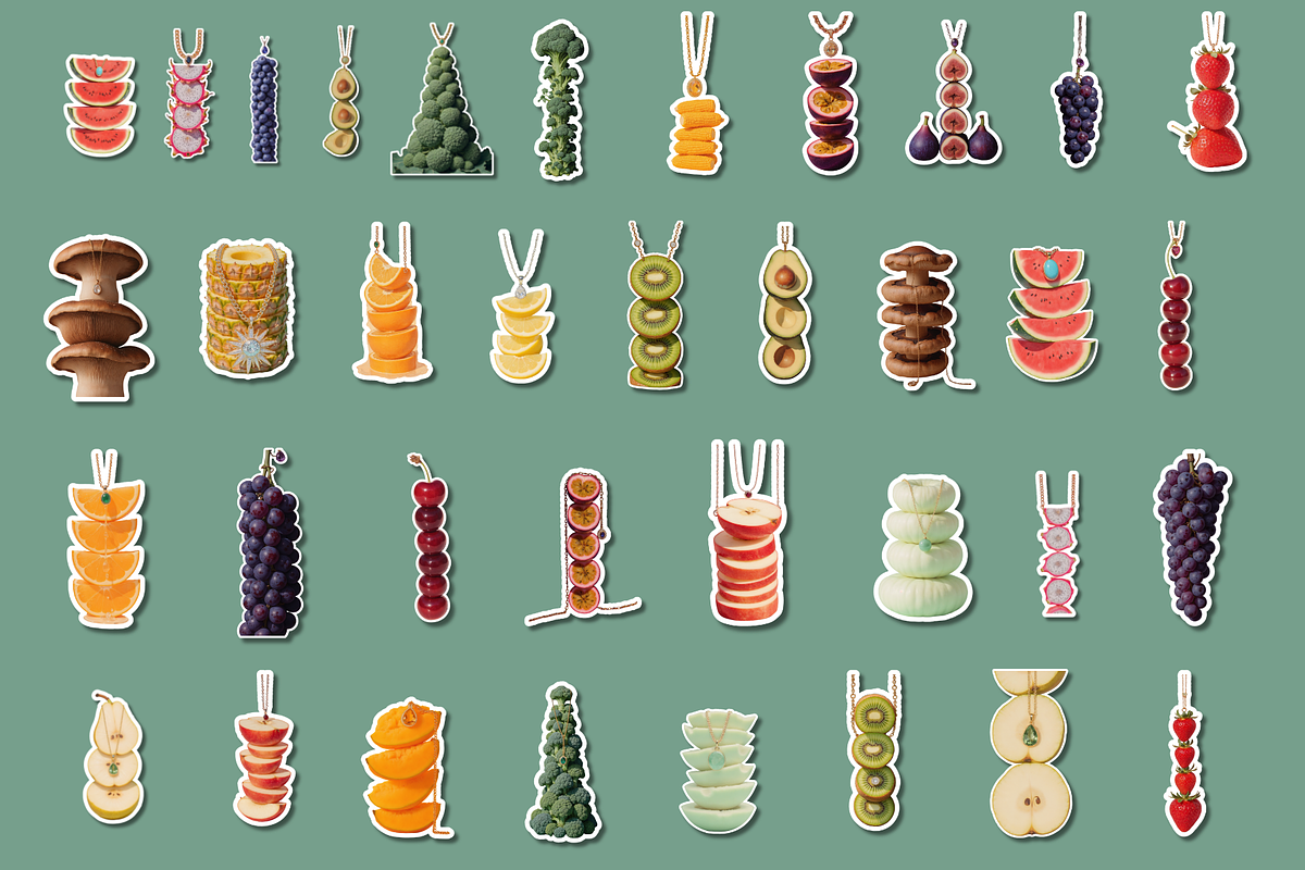Fruit Jewelry Editorial Art, an Object Graphic by Jakayla Digital Co (Photo 10 of 10)