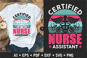 Nurse Assistant Shirt Design, a Graphic by Vector Portal (Thumbnail 4 of 6)