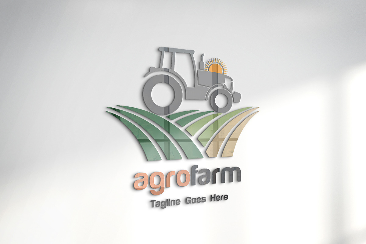 Agriculture Logo Design Template, a Branding & Logo Template by YUDesignStore (Photo 7 of 8)