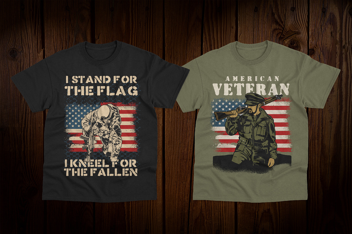 Set of Veteran design pack no 2, an Illustration by The BolzStudio (Photo 8 of 11)