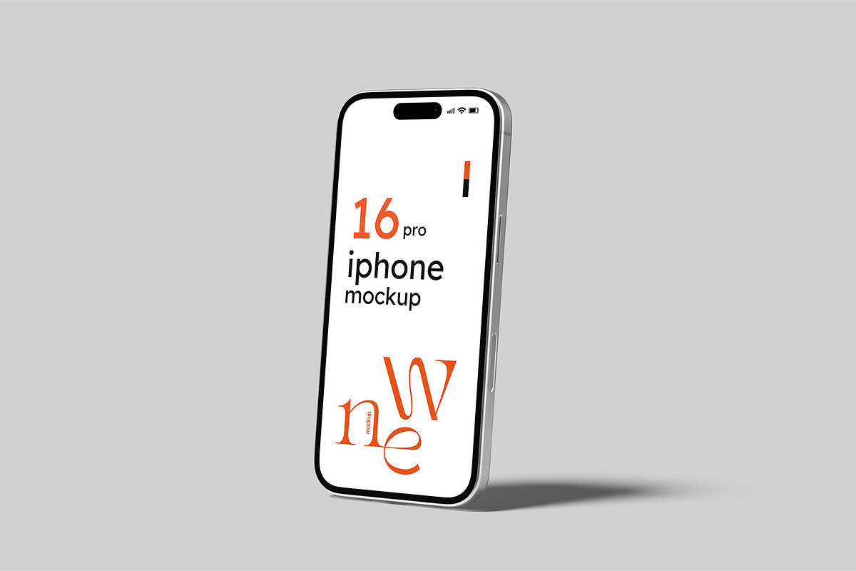 iPhone 16 Pro Mockup, an iPhone Mockup by Amigos__46 (Photo 2 of 10)