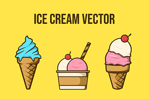 Ice cream vector