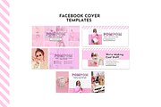 Pink Facebook Template Set for Canva, a Social Media Template by ltsdesigns (Thumbnail 2 of 6)